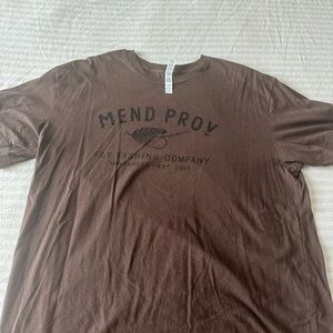 American Apparel Brown Graphic Tee